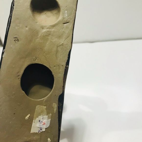 Vintage Shiwan Ceramic Statue Of Bruce Lee With Nunchucks, Hand Painted - Picture 10 of 12